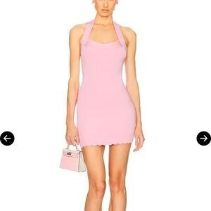 Nadinne Mini Dress in Light Pink
HELSA